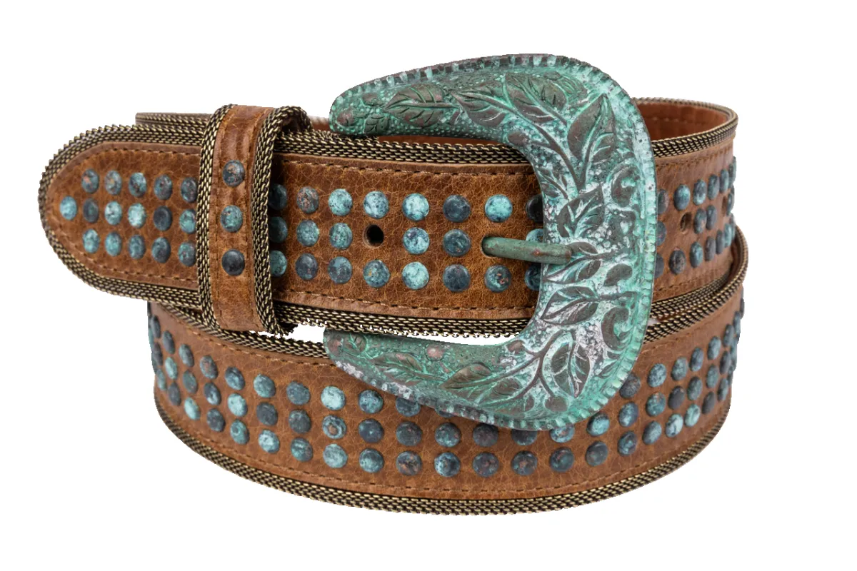 Streets Ahead Studded Lea Belt sold by Pinto Ranch