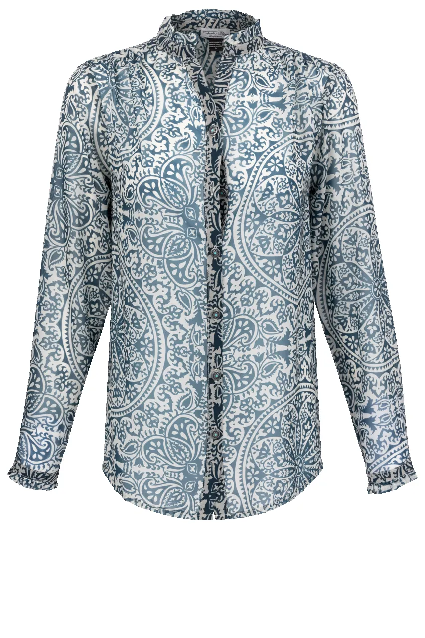 Tasha Polizzi Chiffon Christina Blouse sold by Pinto Ranch