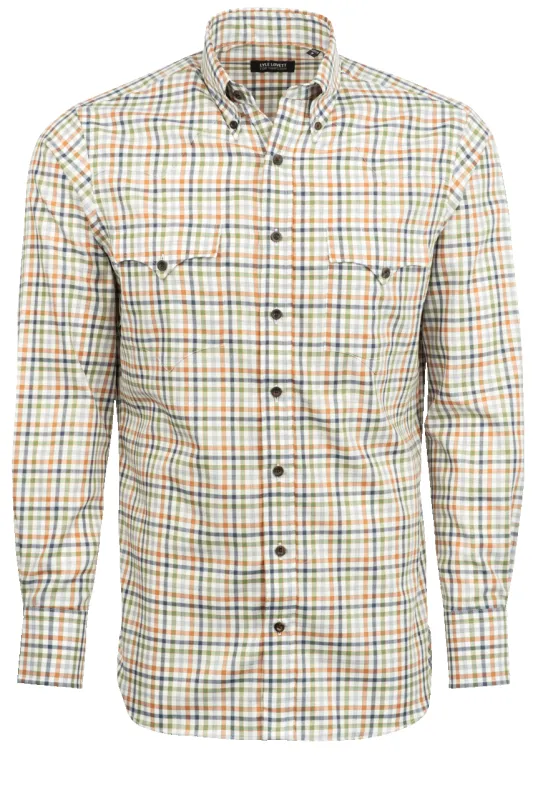 Lyle Lovett for Hamilton Button-Front Shirt - Green Check sold by Pinto Ranch