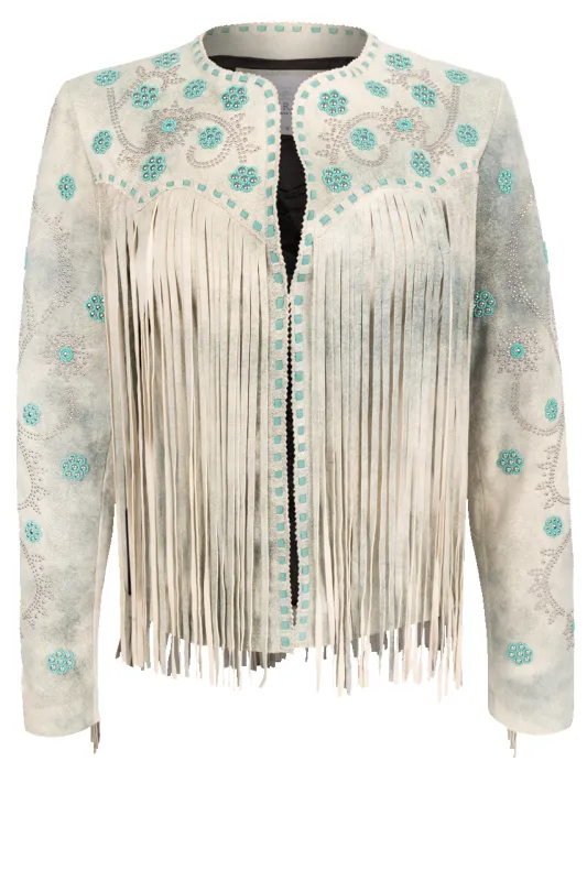 Scully Women's Beaded Floral Jacket sold by Pinto Ranch