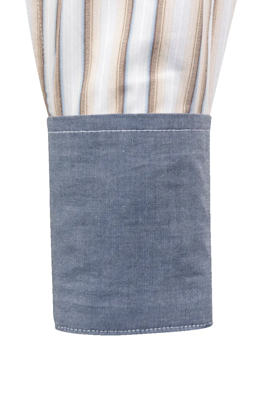 Stetson Men's Ombre Stripe Snap Front Shirt - Brown sold by Pinto Ranch product image thumbnail 3