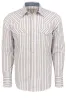 Stetson Men's Ombre Stripe Snap Front Shirt - Brown sold by Pinto Ranch