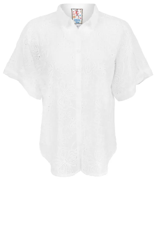 Johnny Was Audrey Short Sleeve Shirt sold by Pinto Ranch