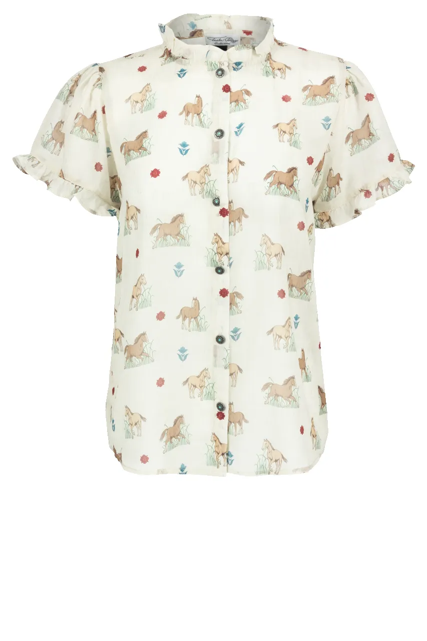 Tasha Polizzi Printed Elain Blouse sold by Pinto Ranch