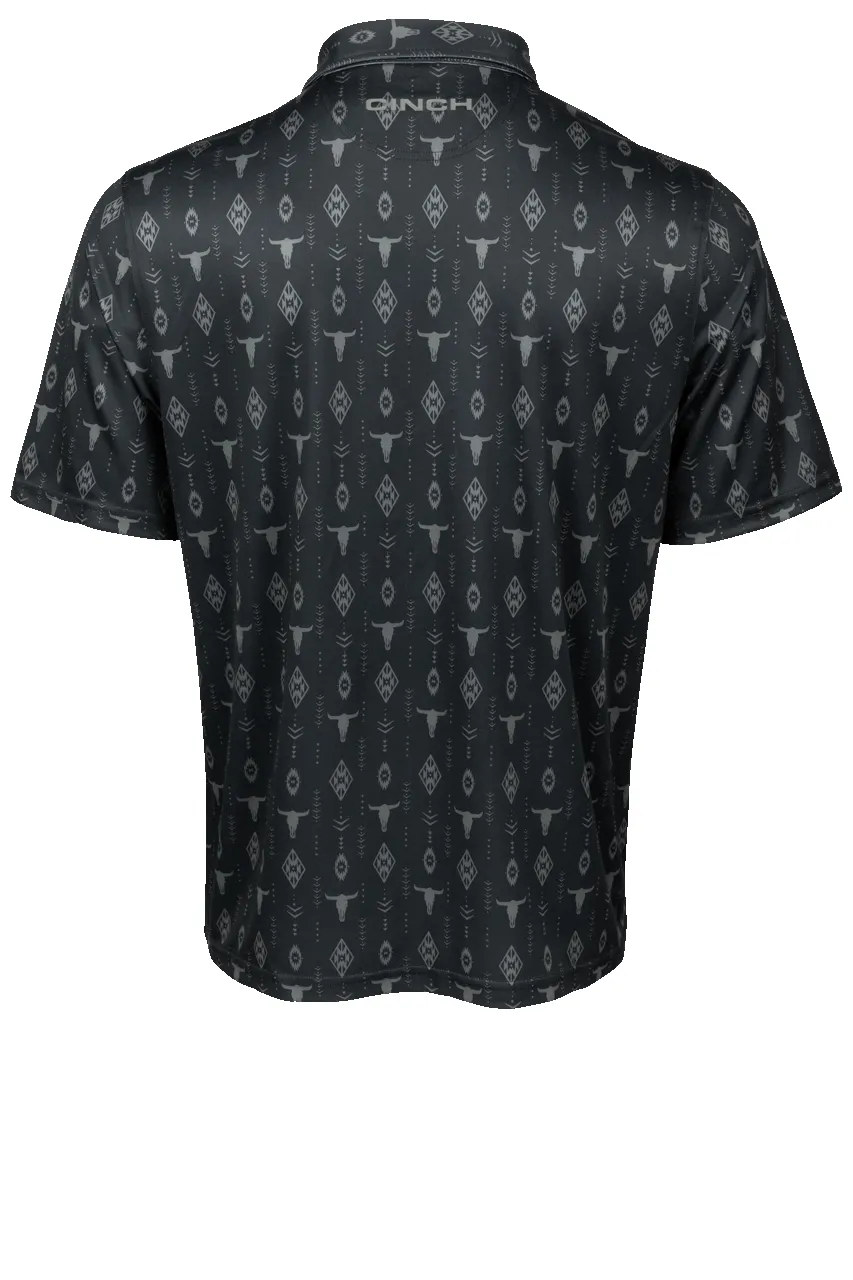 Cinch Arena Flex Button-Front Shirt - Printed Navy sold by Pinto Ranch product image thumbnail 2