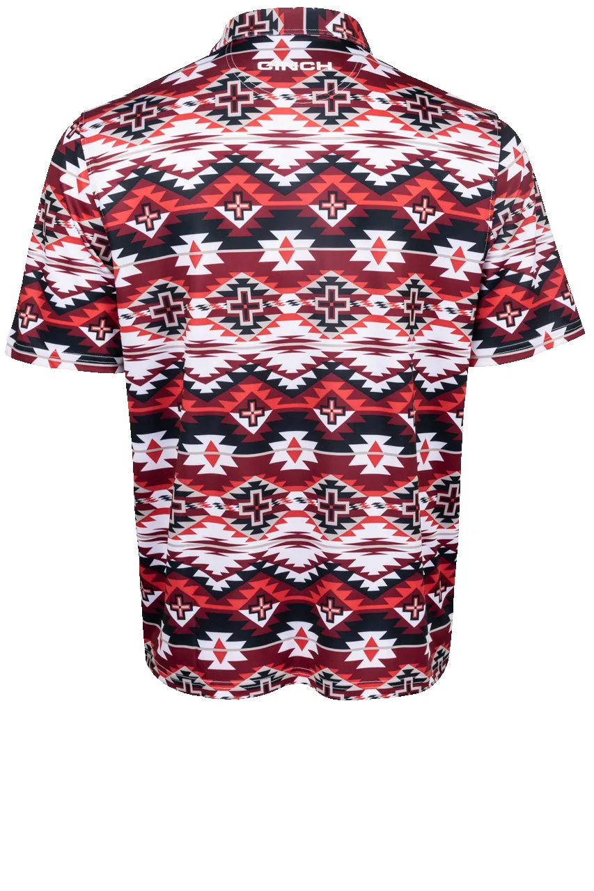 Cinch Arena Flex Polo Shirt - Southwestern sold by Pinto Ranch product image thumbnail 2