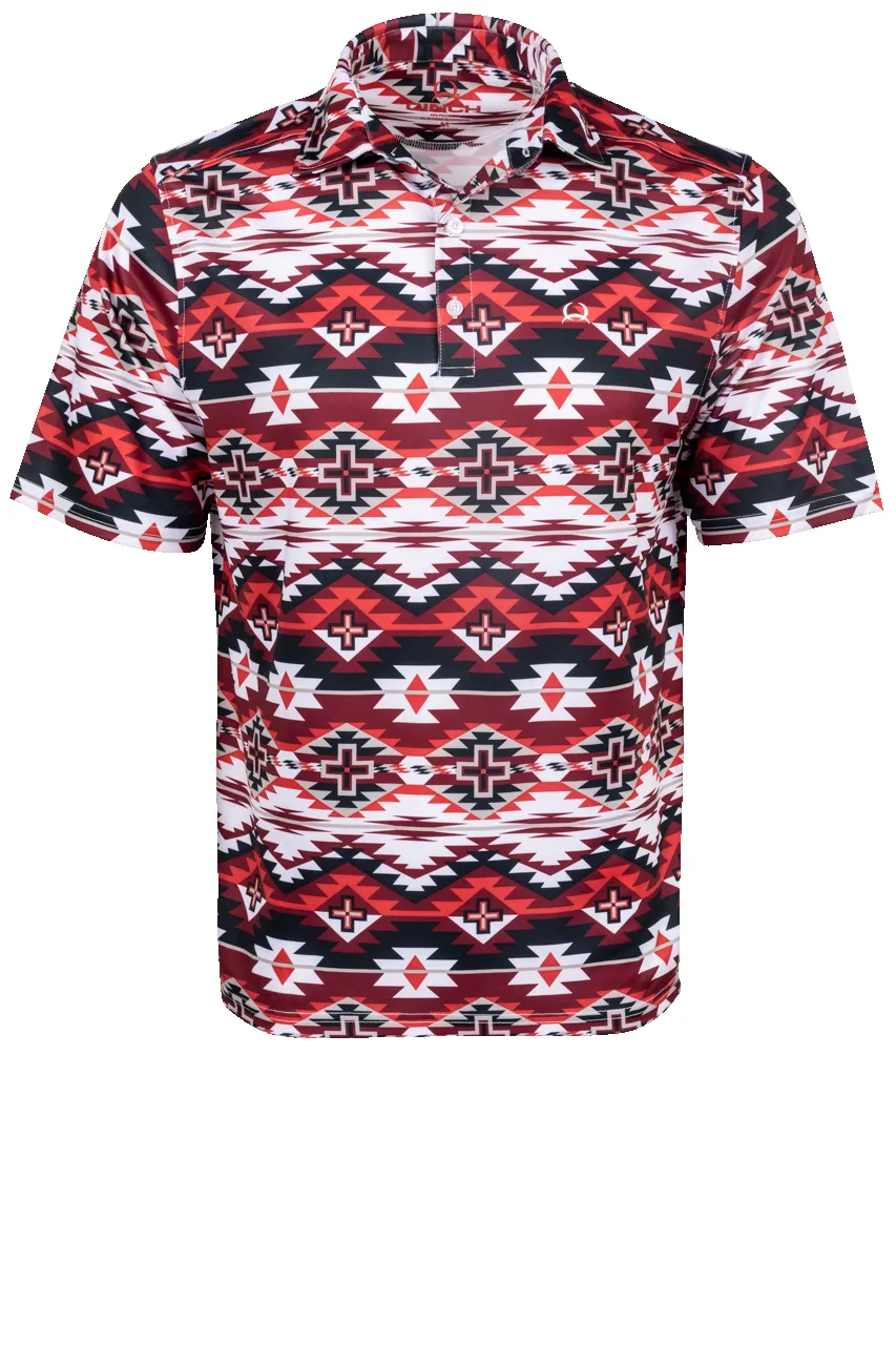 Cinch Arena Flex Polo Shirt - Southwestern sold by Pinto Ranch