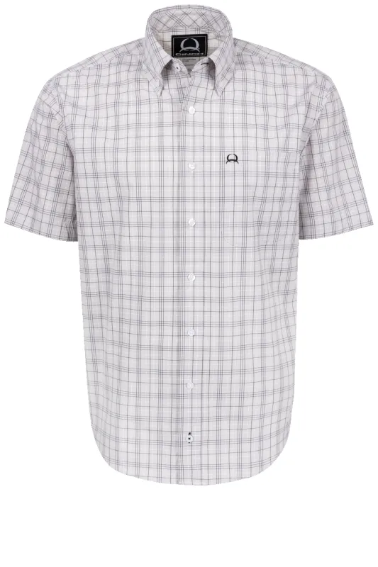 Cinch Arena Flex Button-Front Shirt - White Plaid sold by Pinto Ranch