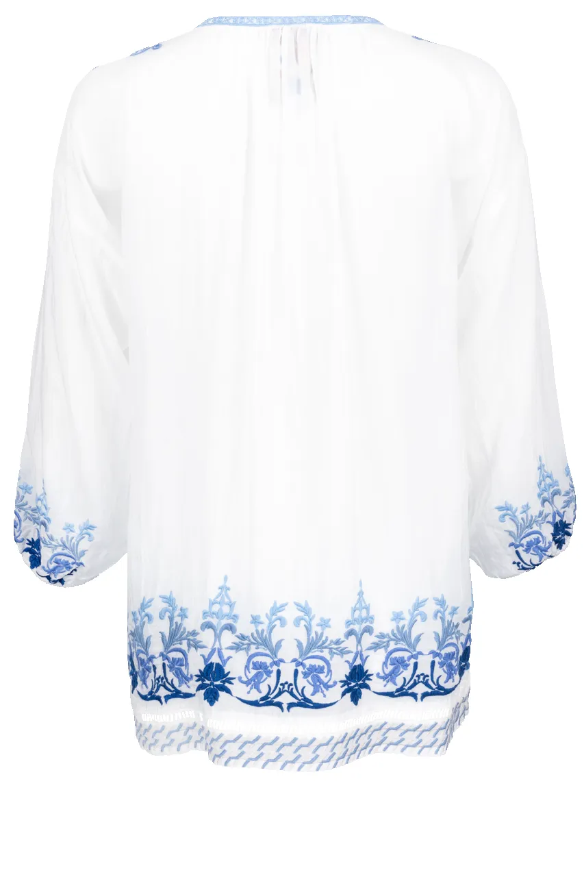 Johnny Was Embroidered Margot Blouse sold by Pinto Ranch product image thumbnail 2