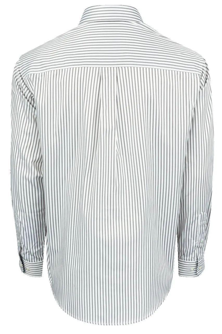 Cinch Tencel Stripe Button-Front Shirt - Cream sold by Pinto Ranch product image thumbnail 2