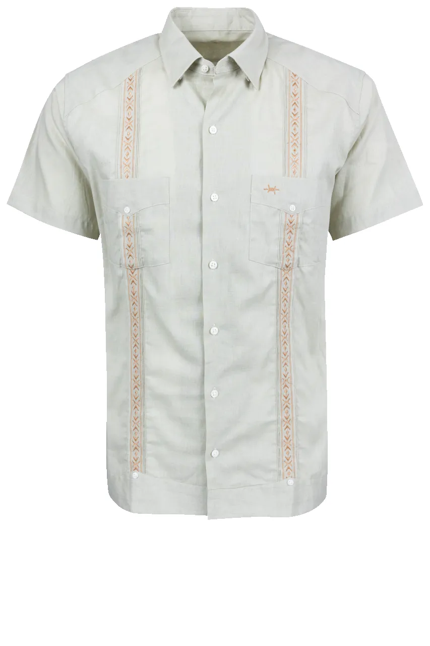Texas Standard Tejas Guayabera Shirt - Cedro sold by Pinto Ranch