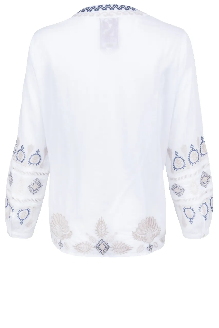 Johnny Was Button-Front Lisbon Blouse sold by Pinto Ranch product image thumbnail 2