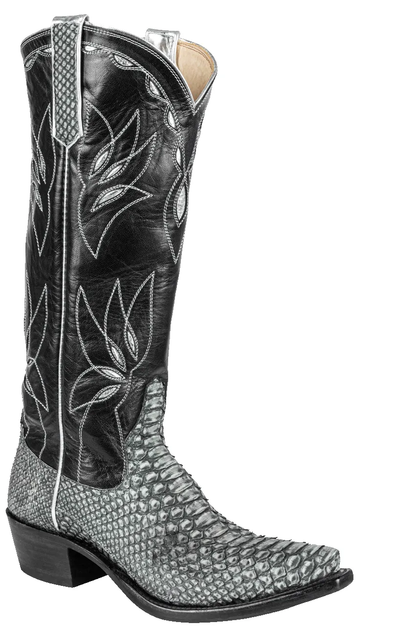Rios of Mercedes Gray Python Cowgirl Boots sold by Pinto Ranch product image thumbnail 2