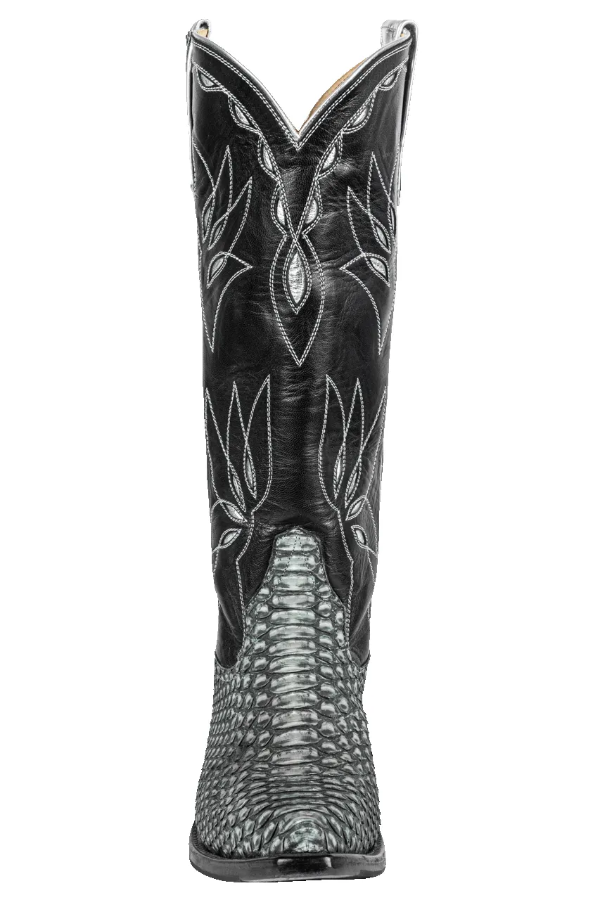 Rios of Mercedes Gray Python Cowgirl Boots sold by Pinto Ranch product image thumbnail 3