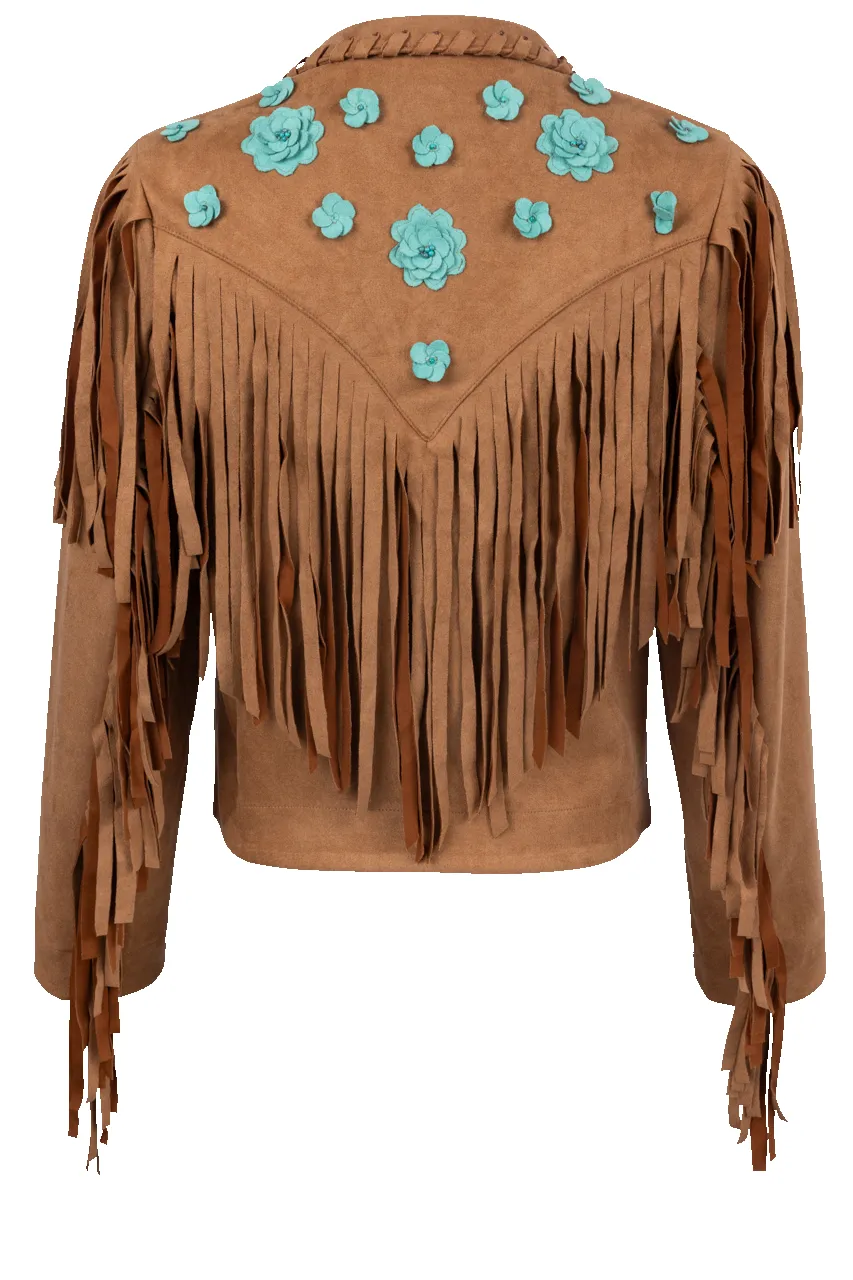 W.A.Y. Tan Suede Fringe Jacket sold by Pinto Ranch product image thumbnail 2