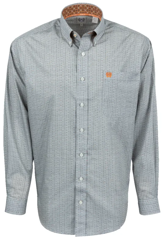 Cinch Stripe Button-Front Shirt - Blue sold by Pinto Ranch