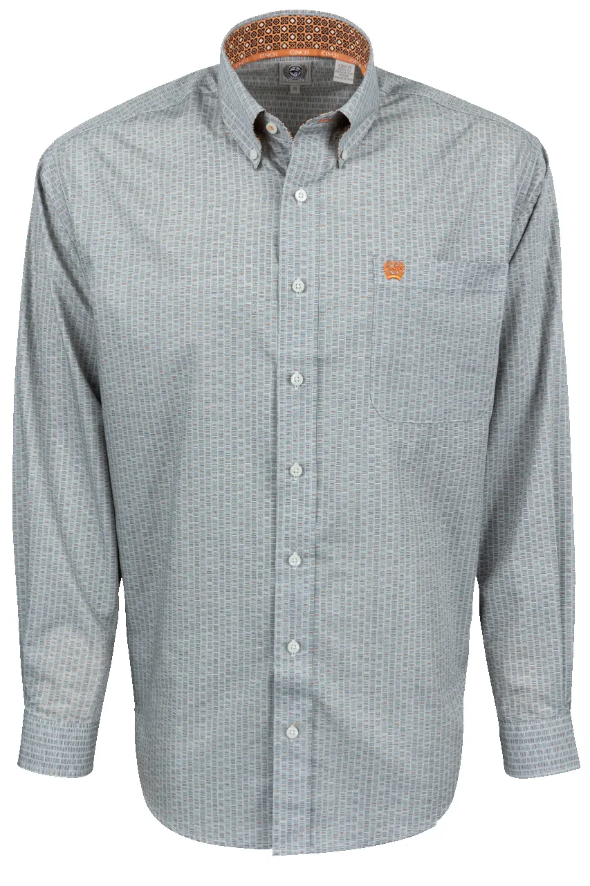 Cinch Stripe Button-Front Shirt - Blue sold by Pinto Ranch