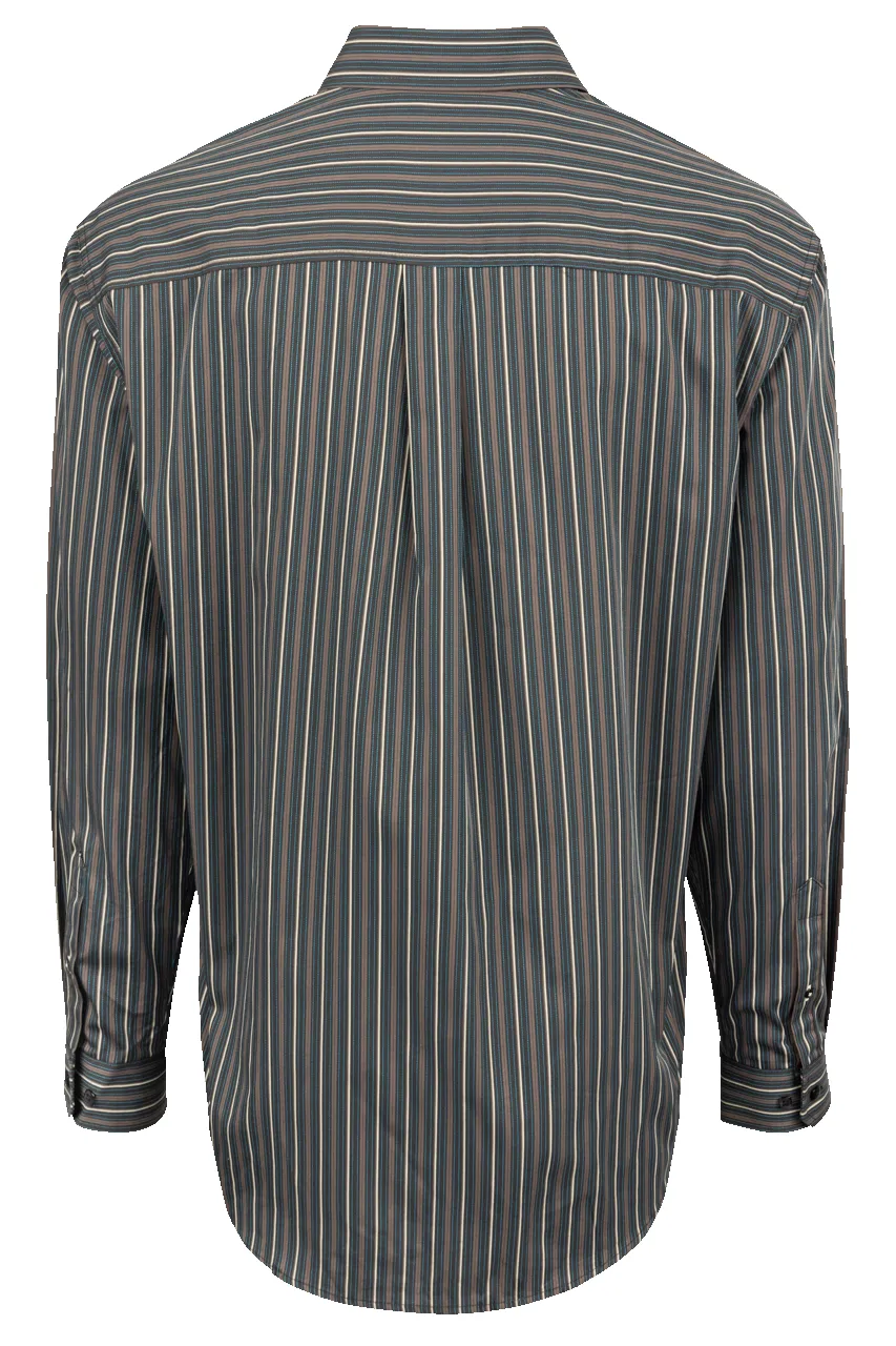 Cinch Striped Button-Front Western Shirt - Charcoal sold by Pinto Ranch product image thumbnail 2