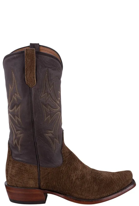 Rios of Mercedes Men's Hippo Cowboy Boots - Chocolate sold by Pinto Ranch