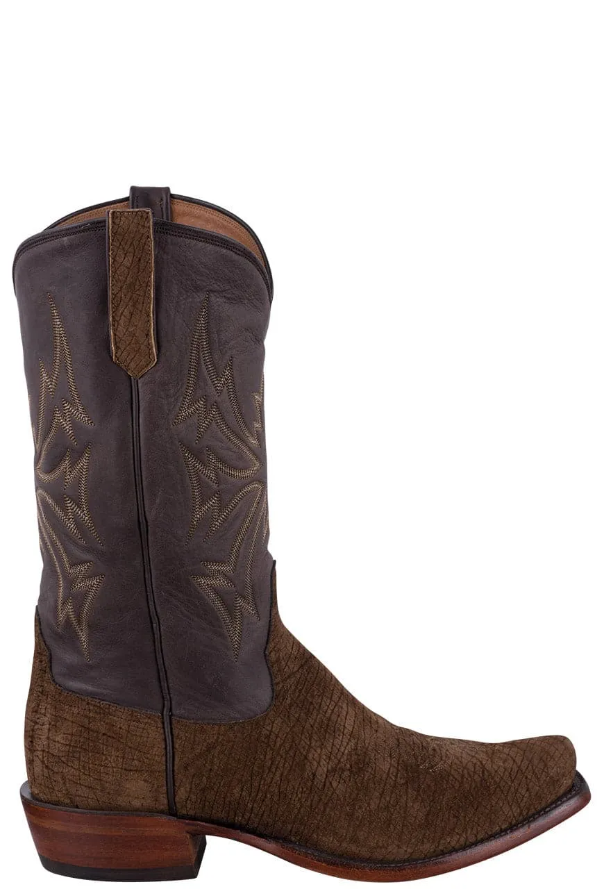 Rios of Mercedes Men's Hippo Cowboy Boots - Chocolate sold by Pinto Ranch