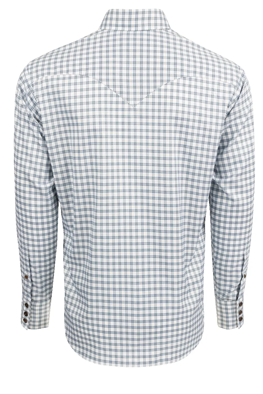 Lyle Lovett for Hamilton Snap Front Shirt - Blue Check sold by Pinto Ranch product image thumbnail 2