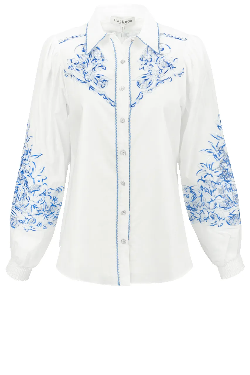 Hale Bob Jianna Embroidered Top sold by Pinto Ranch