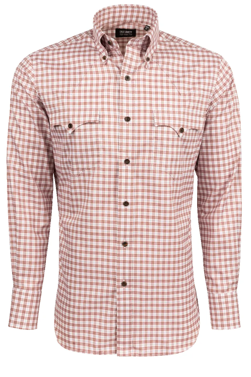 Lyle Lovett for Hamilton Snap Front Shirt - Rose sold by Pinto Ranch