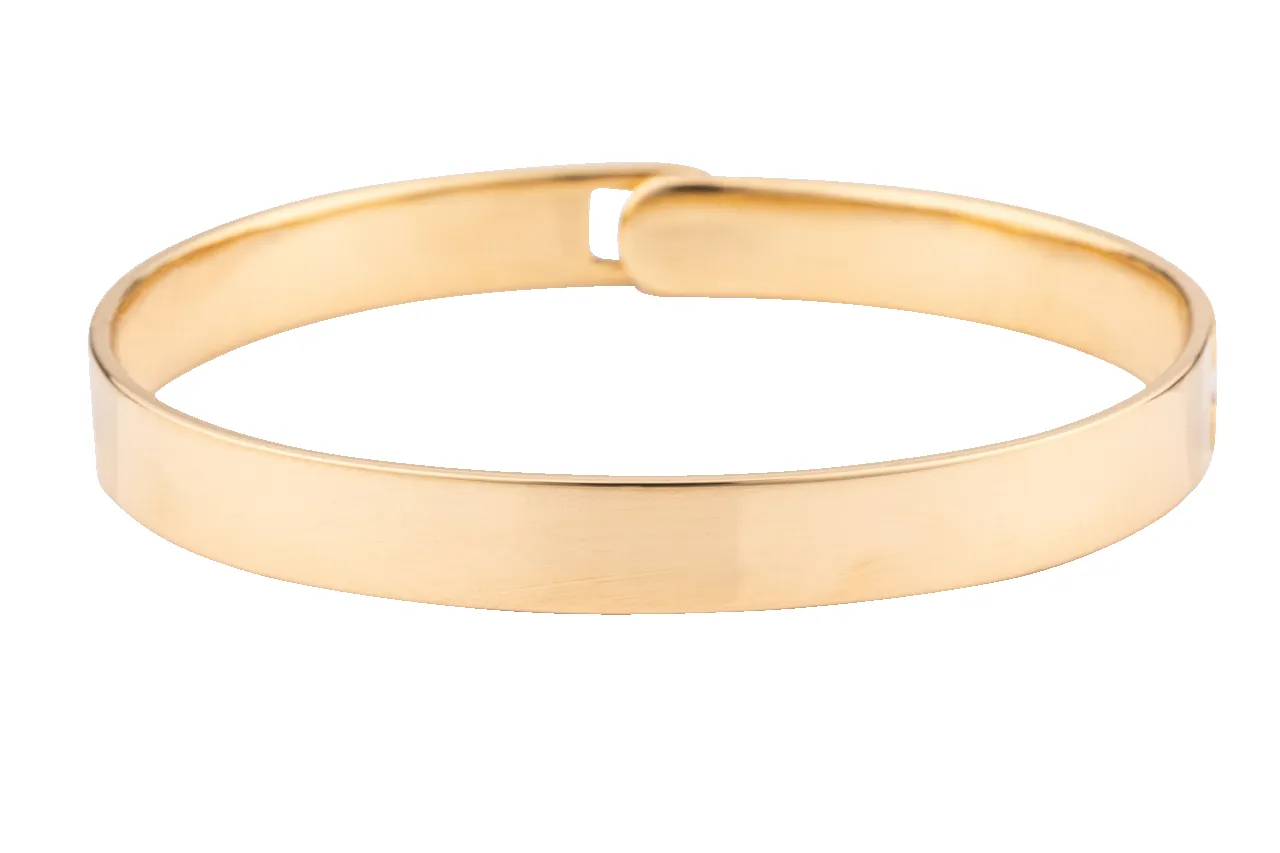 Diamond and Black Enamel Bangle sold by Pinto Ranch product image thumbnail 2