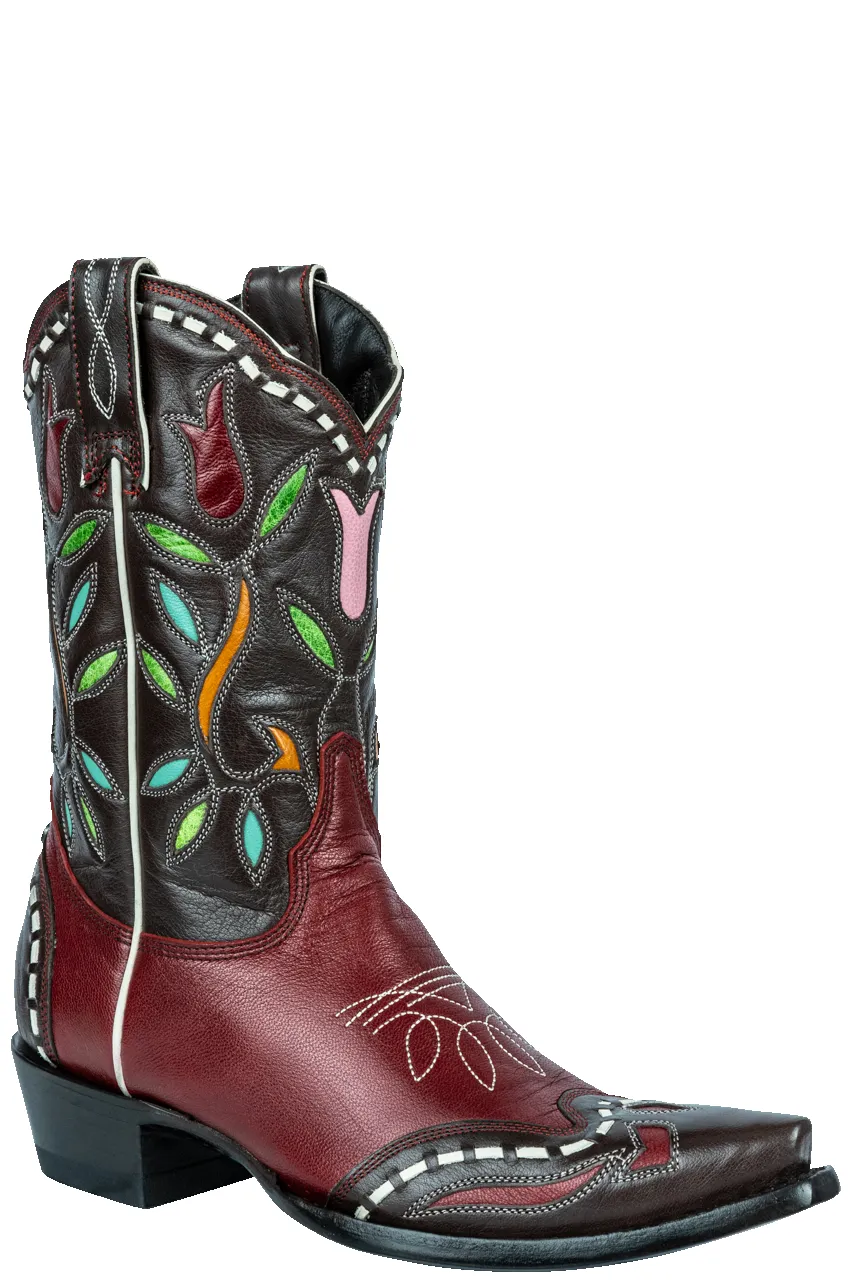 Old Gringo Tulip Time Cowgirl Boots - Red Multi sold by Pinto Ranch product image thumbnail 2
