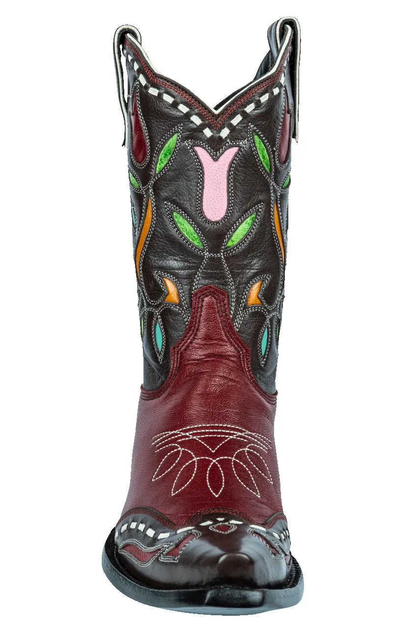 Old Gringo Tulip Time Cowgirl Boots - Red Multi sold by Pinto Ranch product image thumbnail 3