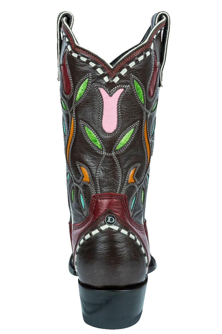 Old Gringo Tulip Time Cowgirl Boots - Red Multi sold by Pinto Ranch product image thumbnail 4