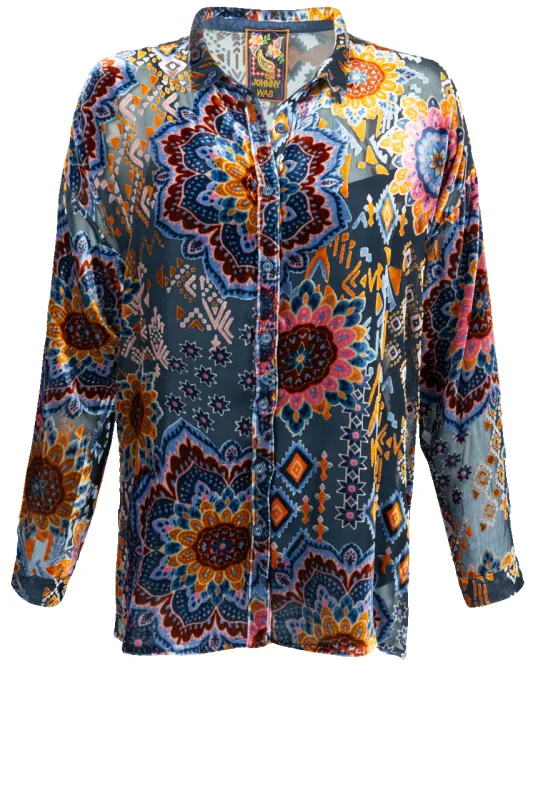 Johnny Was Oversized Audrey Shirt sold by Pinto Ranch