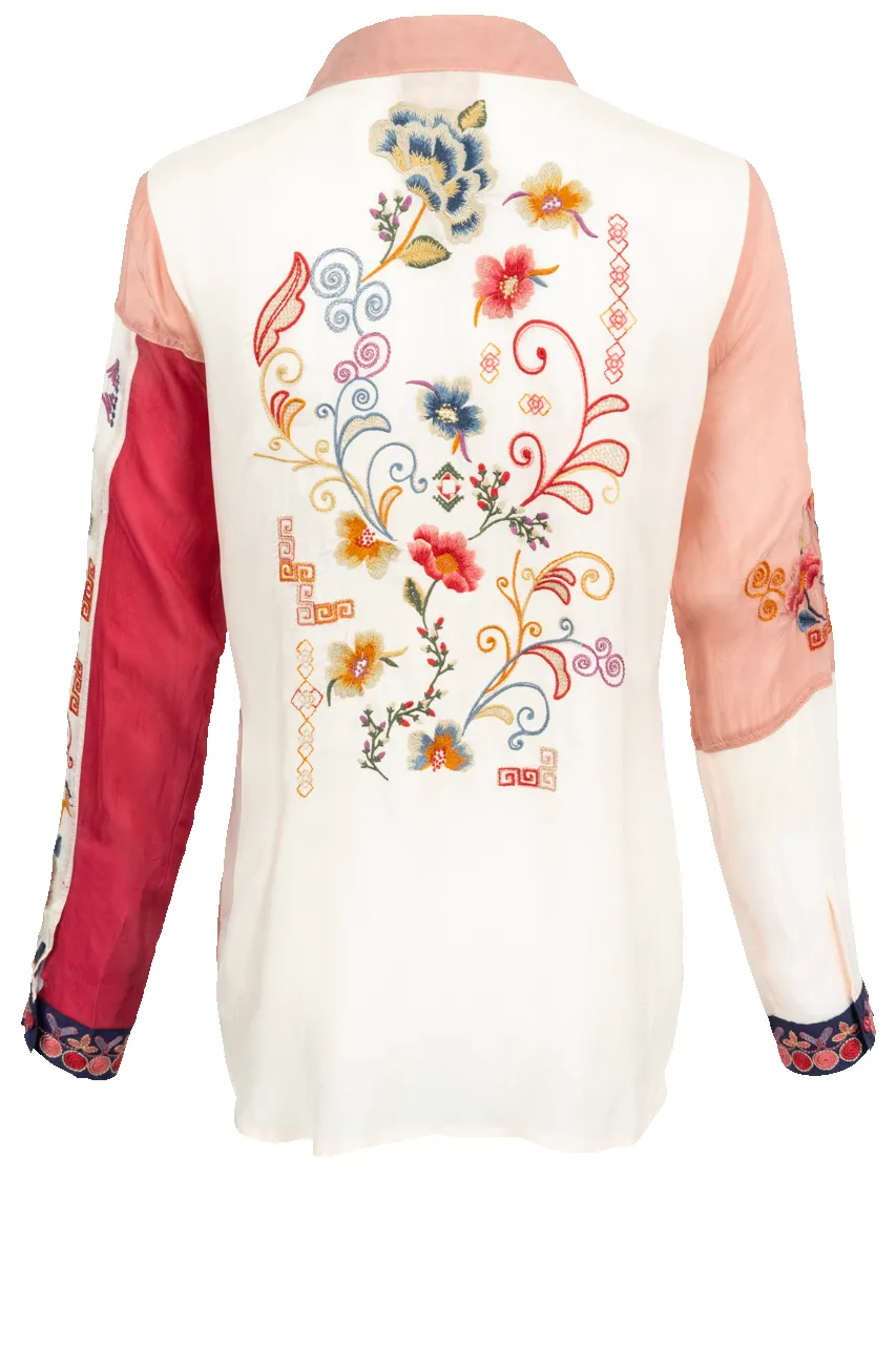 Johnny Was Marcia Color Block Shirt sold by Pinto Ranch product image thumbnail 2