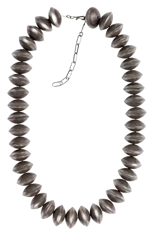 Chunky Silver Navajo Necklace sold by Pinto Ranch