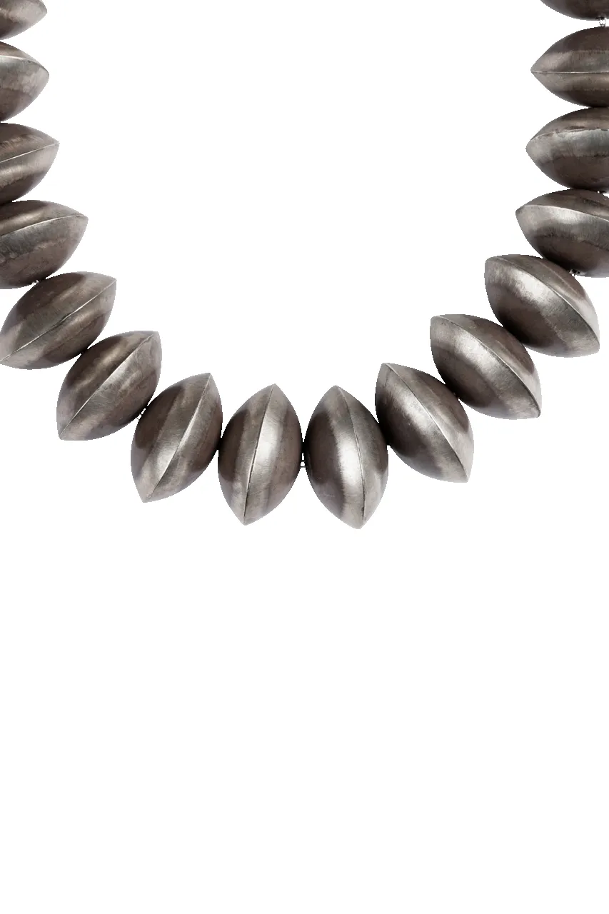 Chunky Silver Navajo Necklace sold by Pinto Ranch product image thumbnail 2