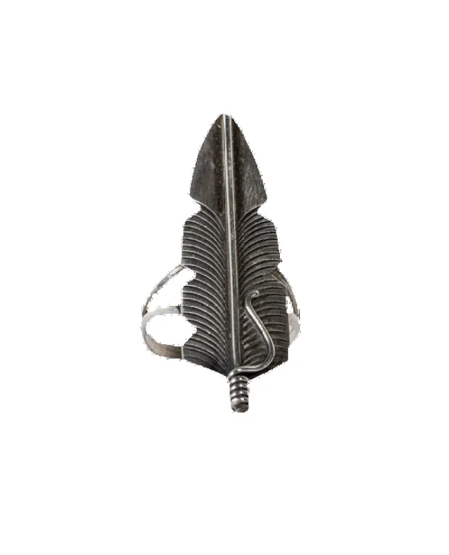 Navajo Silver Statement Ring sold by Pinto Ranch