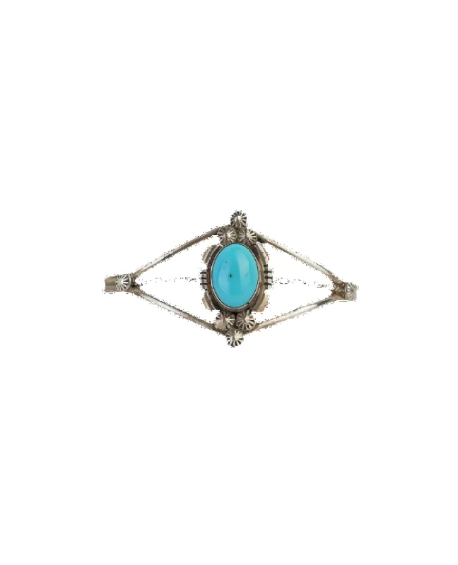 Sterling Silver with Kingman Turquoise by Maried sold by Pinto Ranch