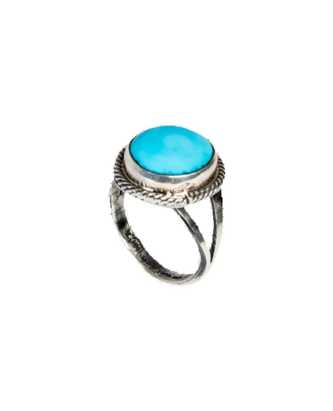 Sterling Silver Royston Turquoise Ring by T. Jon sold by Pinto Ranch