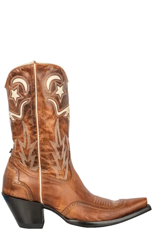 Double D by Old Gringo Longhorn Cowgirl Boots - Brown sold by Pinto Ranch