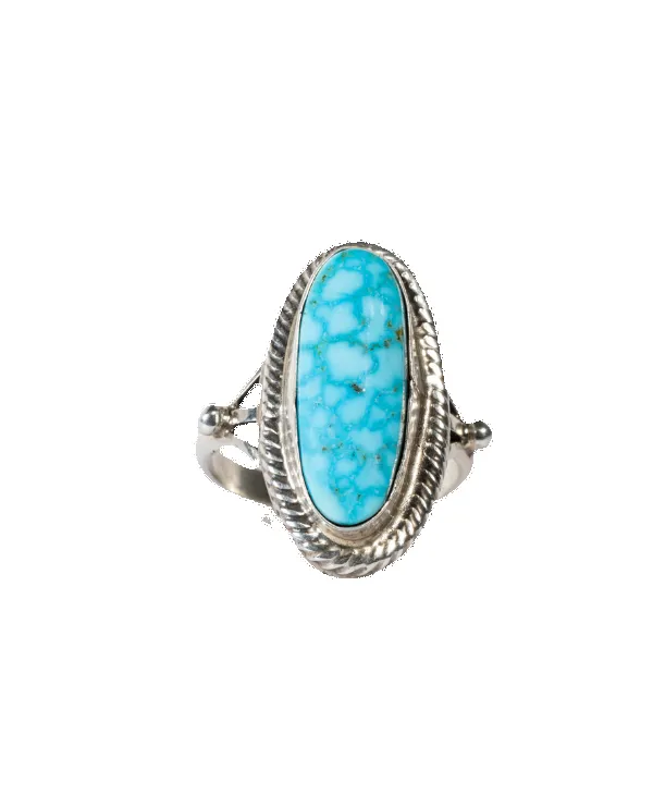 Navajo Kingman Turquoise Ring sold by Pinto Ranch