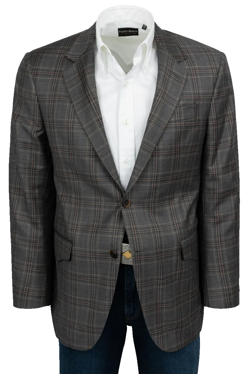 Pinto Ranch Gray Plaid Sport Coat sold by Pinto Ranch product image thumbnail 3