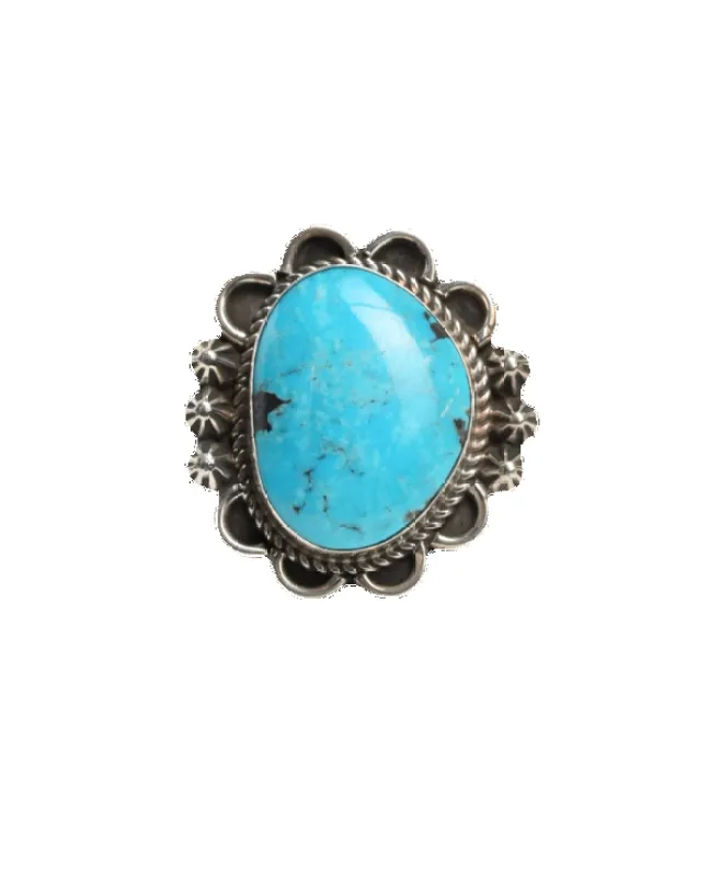 Navajo Turquoise Ring sold by Pinto Ranch