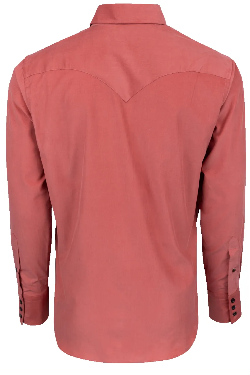 Lyle Lovett for Hamilton Snap Front Shirt - Coral sold by Pinto Ranch product image thumbnail 2