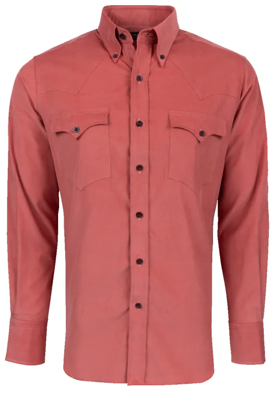 Lyle Lovett for Hamilton Snap Front Shirt - Coral sold by Pinto Ranch