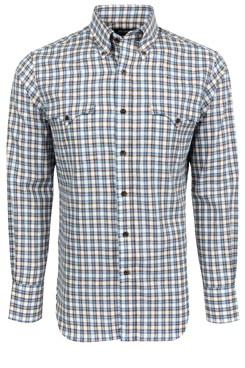 Lyle Lovett for Hamilton Snap Front Shirt - Multi Check sold by Pinto Ranch