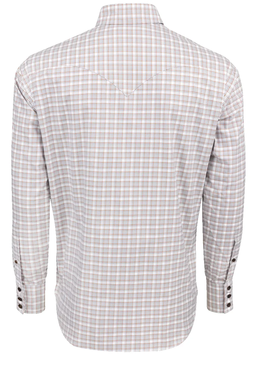 Lyle Lovett for Hamilton Snap Front Shirt - Gray Check sold by Pinto Ranch product image thumbnail 2