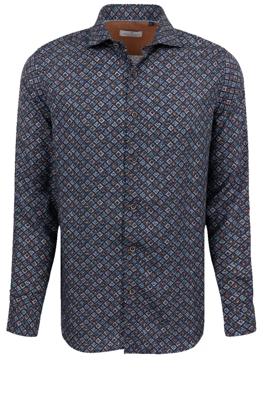 Pinto Ranch YY Collection Button-Front Shirt - Brown Multi sold by Pinto Ranch