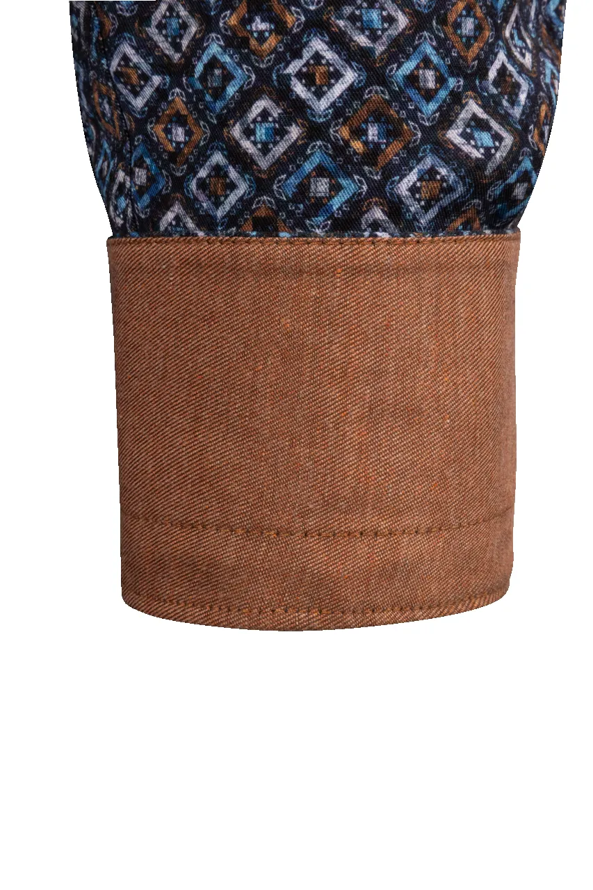 Pinto Ranch YY Collection Button-Front Shirt - Brown Multi sold by Pinto Ranch product image thumbnail 3