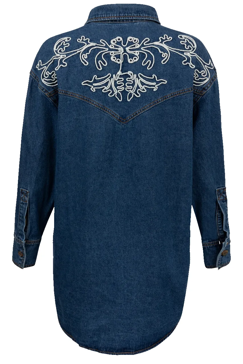 Raisonnel Denim Tunic Dress sold by Pinto Ranch product image thumbnail 2