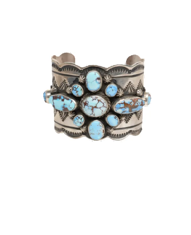 Chunky Golden Hills Turquoise Bracelet sold by Pinto Ranch